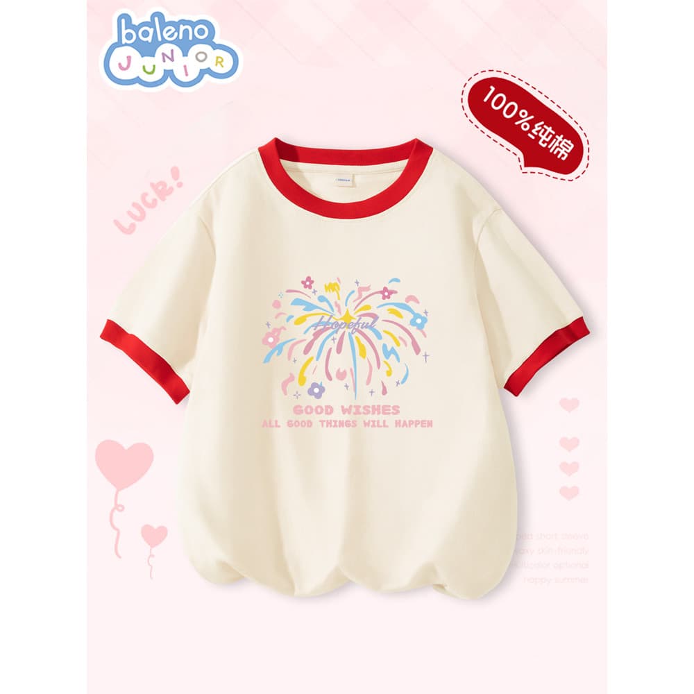 Bannilu roupas infantis meninas de manga curta t-manga crianças verão moda meia manga 2026 novo estilo meninas grandes c