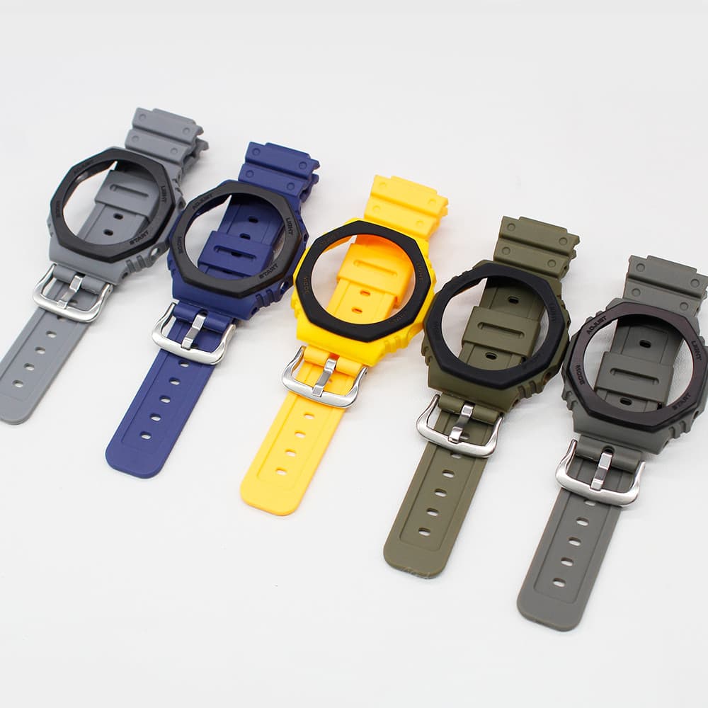 Pulseira E Moldura Para GA-2100-2110 De Relógio Cinto Caso