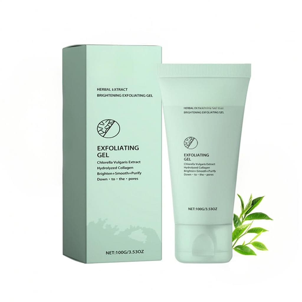 Gel esfoliante purificante, esfoliante facial, gel esfoliante de limpeza profunda para rosto e corpo para todos os tipos