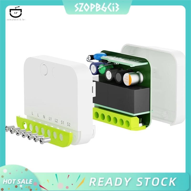 [szopb6ci3 . br] Interruptor Inteligente Zigbee MINI-ZB2GS De Carga Dupla Pequeno E Seguro Requer