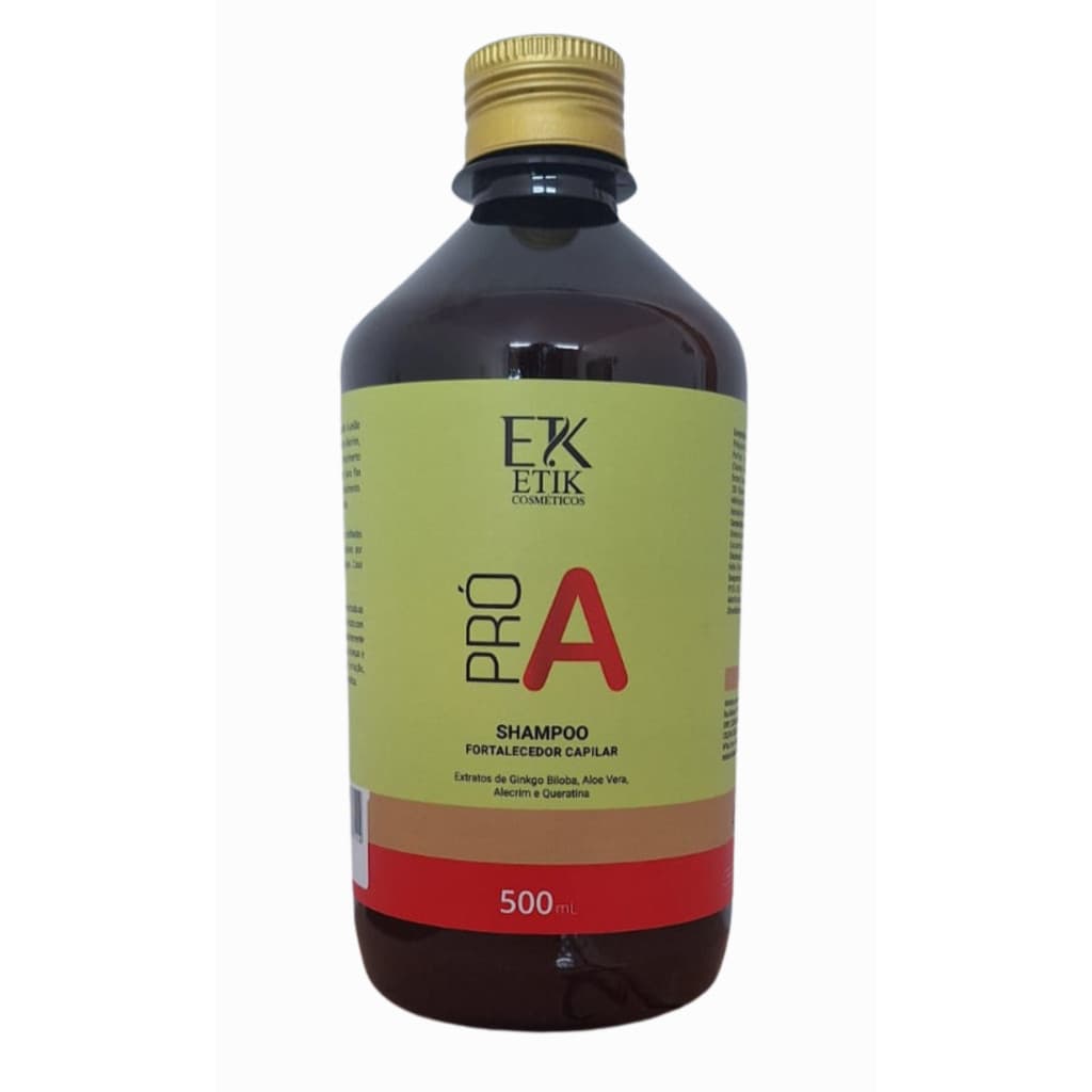 Shampoo Fortalecedor Etik Cosméticos Bomba Pro A 500ml
