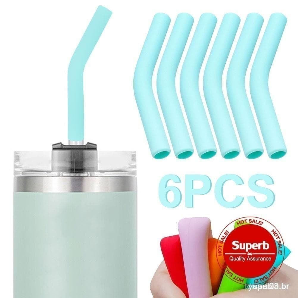 Capas De Palha De Silicone Macio , Canudos De Metal , Pontas , Bicos , Tampas Reutilizáveis De Aço Inoxidável K1t1