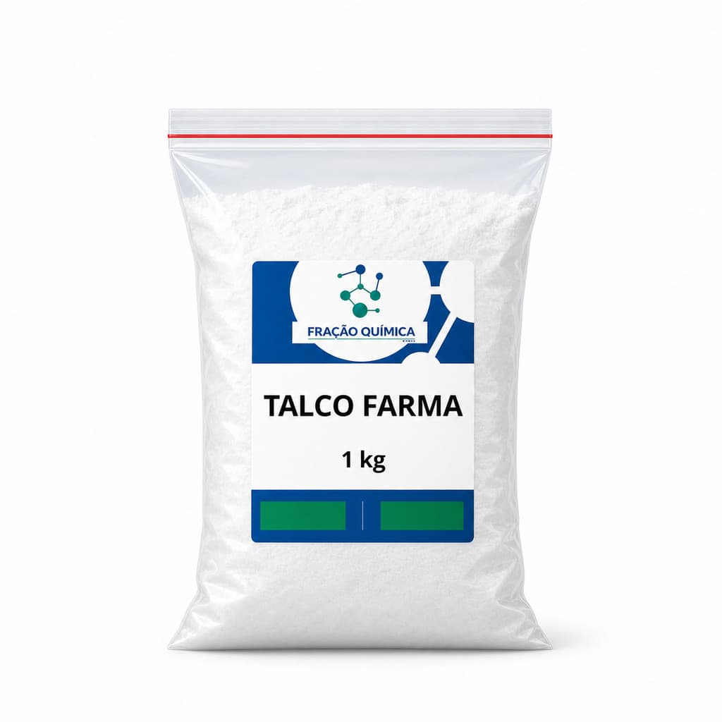 Talco Farmacêutico Puro Grau Cosmético Alta Qualidade 1KG