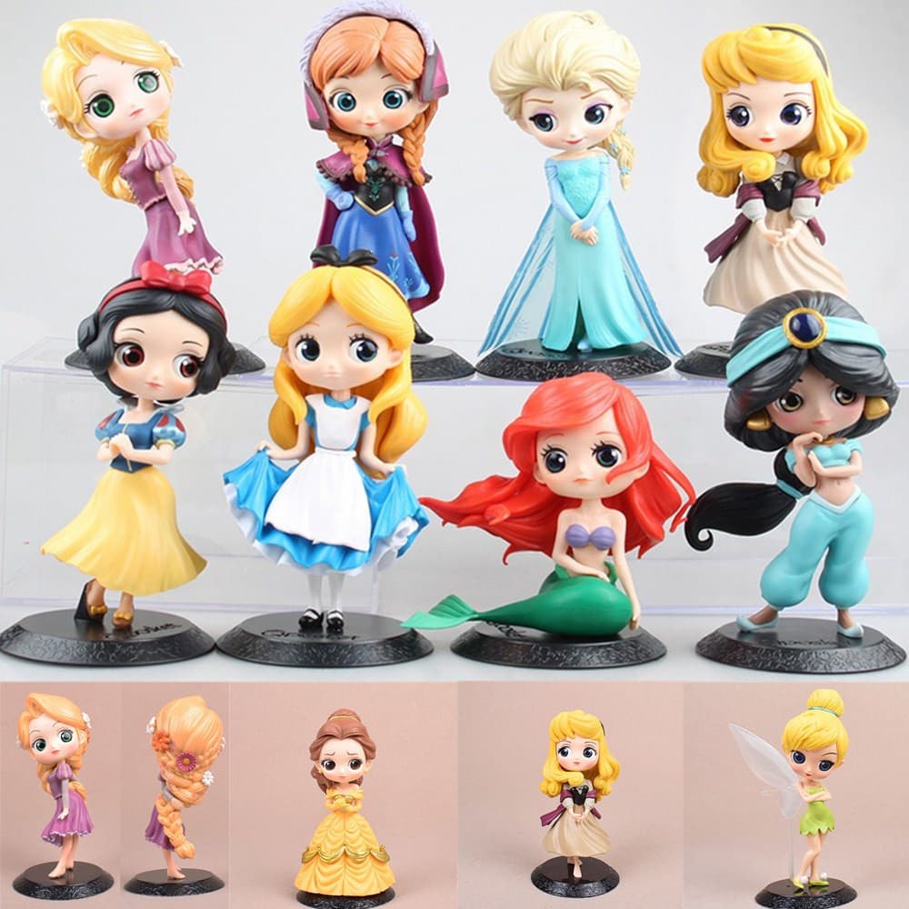 Brinquedos Frozen Princesa Cinderela Alice Sereia Branca De Neve Bolo Topper Decoração