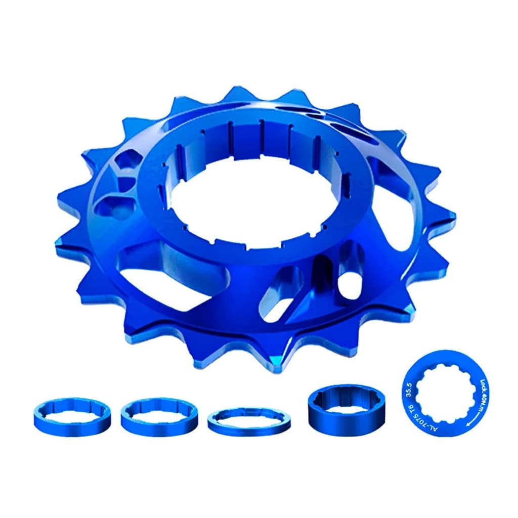 Kit Single Speed 18D Azul Tanke Alumínio MTB