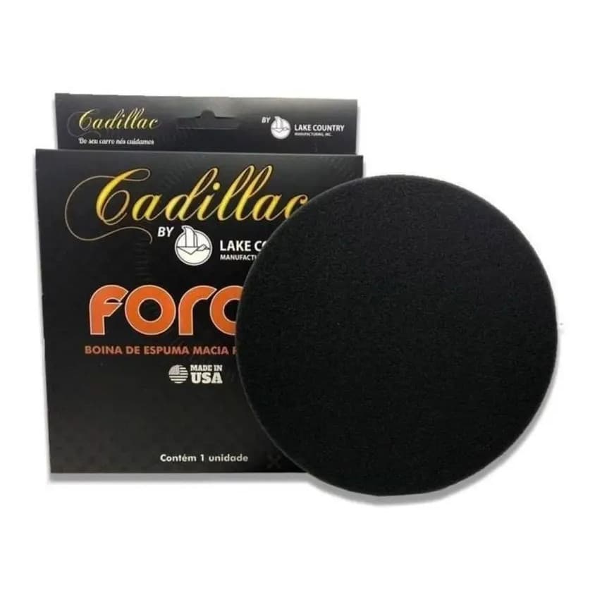 Boina De Espuma Force Lustro Preta 5,5 Cadillac