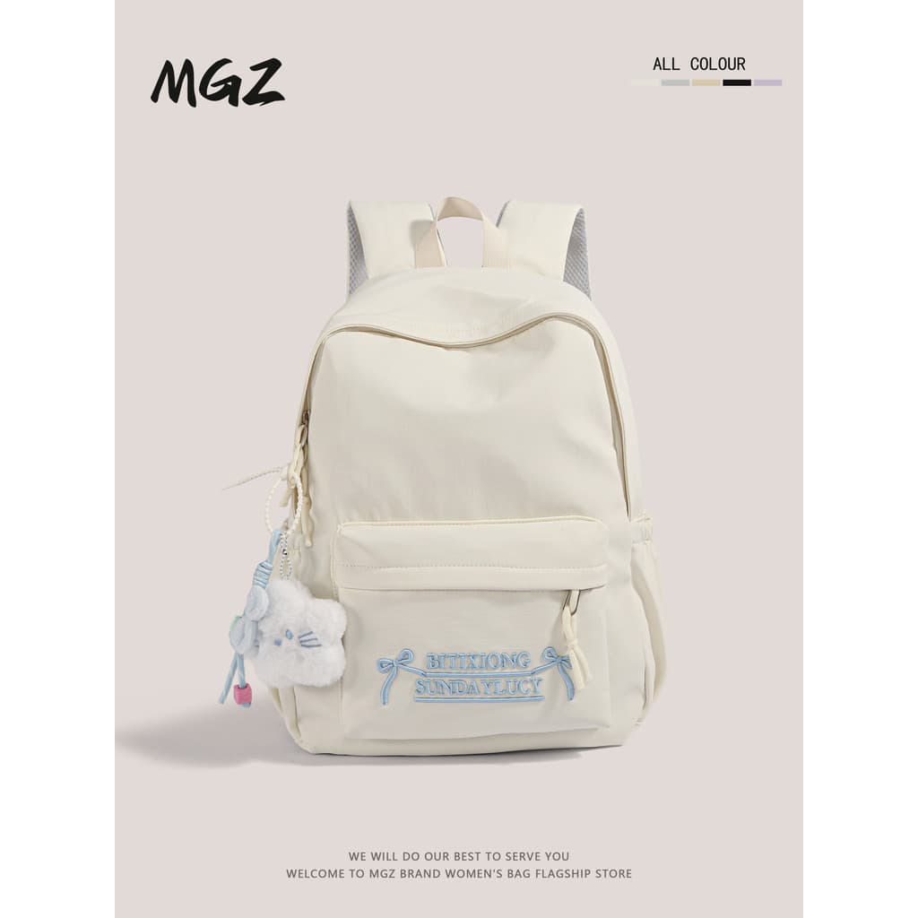 MGZ mochila meninas estudantes do ensino médio coreano simples leve mochila novo estilo estudantes universitários grande