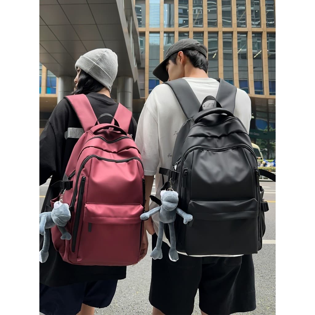 T mochila masculina na moda, grande capacidade, redução de carga, lazer, viagem, computador, ensino médio, faculdade, St