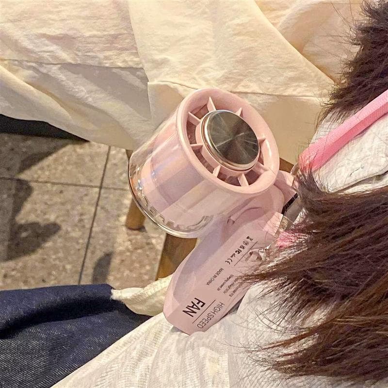 Ventilador de pescoço pendurado portátil pequeno refrigeração silenciosa pequeno ventilador elétrico de longa duração da