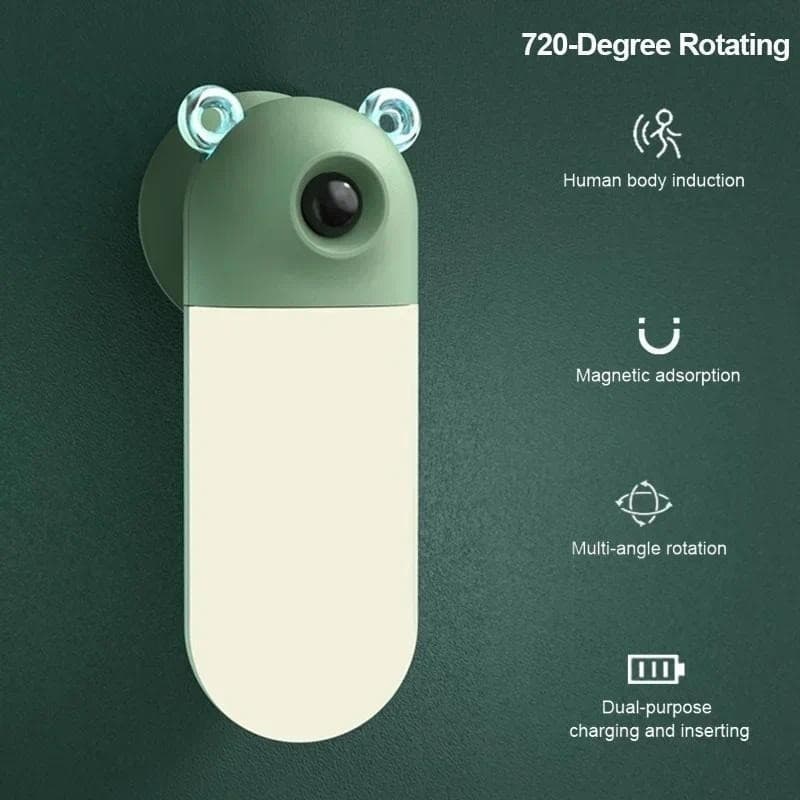 Venda De Perda À Prova De Choque Com Carregamento USB LED Luz Noturna 360 ° Rotação Magnética De Três Níveis Escurecimen