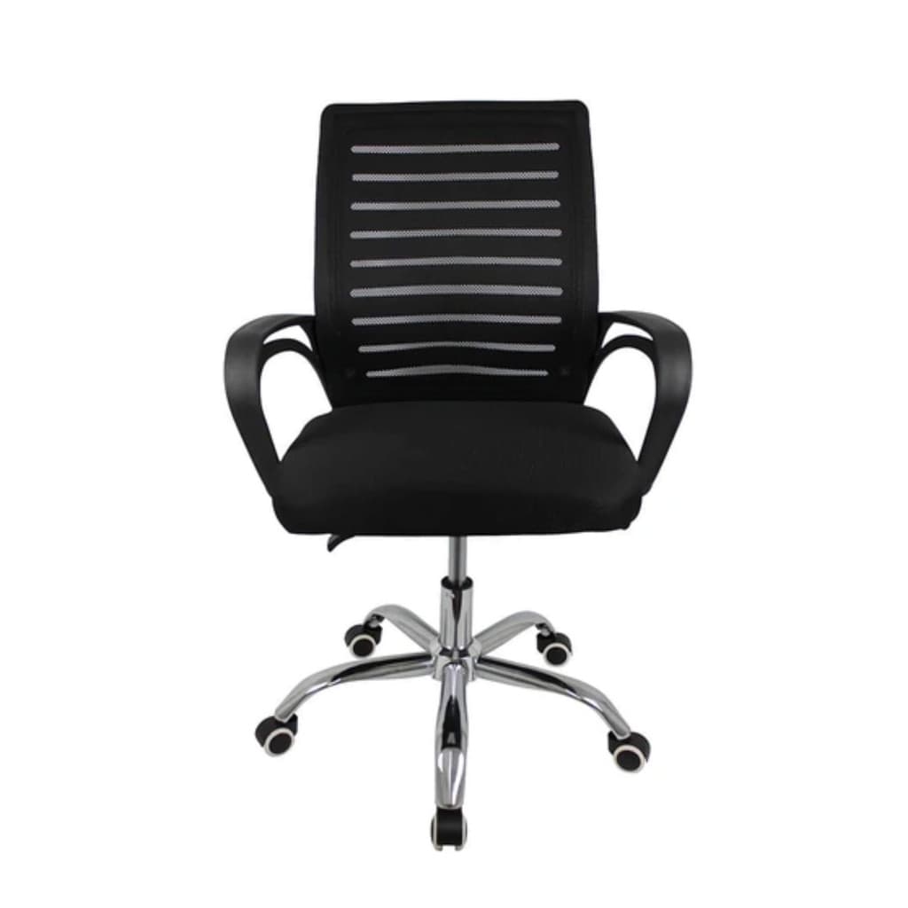 Cadeira Escritório Giratória Office Zebrada Estofado Mesh Conthey Evolux Gamer Office Ergonômica