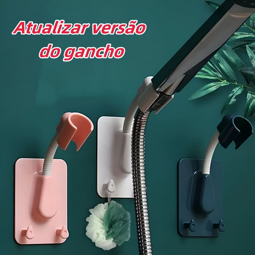 Suporte Chuveirinho adesivo Versão do Ganchos Flexivel Gatilho de Ducha Higiênica Chuveiro Banheiro