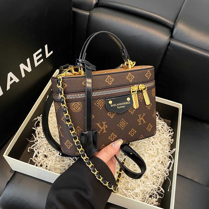 Bolsa feminina 2025 High-End sentimento caixa corrente pequena bolsa quadrada elegante All-Match Cross-corpo bolsa de om