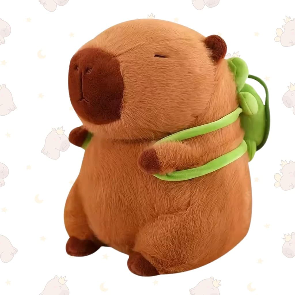 Premium 30 Cm Brinquedo Pelúcia Capivara Tartaruga Fofinha Kawaii Presente Fofinho Para Aniversários