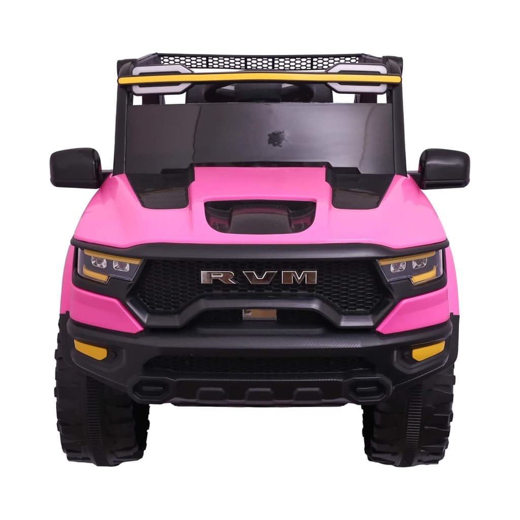 Carro Elétrico Infantil Dodge Ram Rosa 12V com Controle Remoto Zippy Toys - 10746