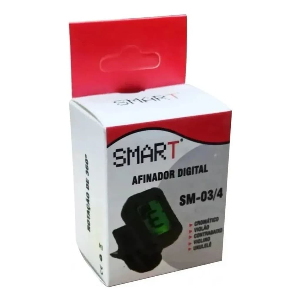 Afinador Digital Violão Cavaquinho Ukulele Violino Sm03/4