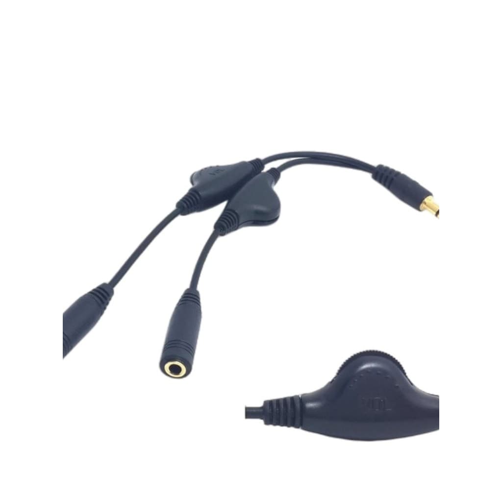 3.5mm fone de ouvido um ponto dois cabo áudio casal compartilhando cabo com ajuste 1 ponto 2 controlável volume ajustáve