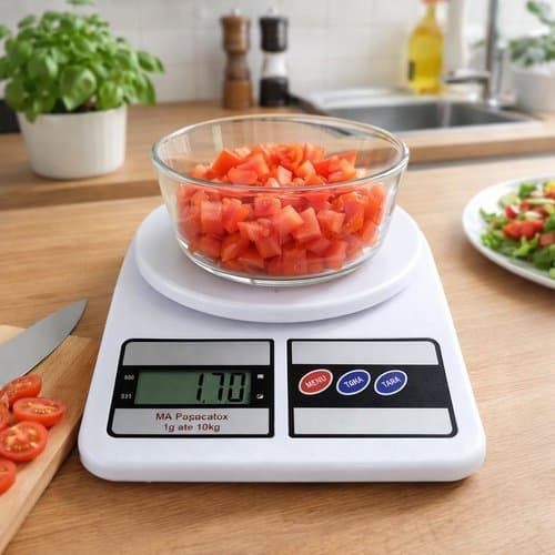 Balança Digital Alimentos Precision 10kg Cozinha Controle Porcoes Medidor