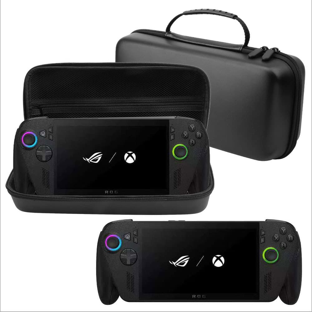 Adequado para rog xbox aliado saco de armazenamento portátil rog xbox aliado X textura de couro à prova dwaterproof água