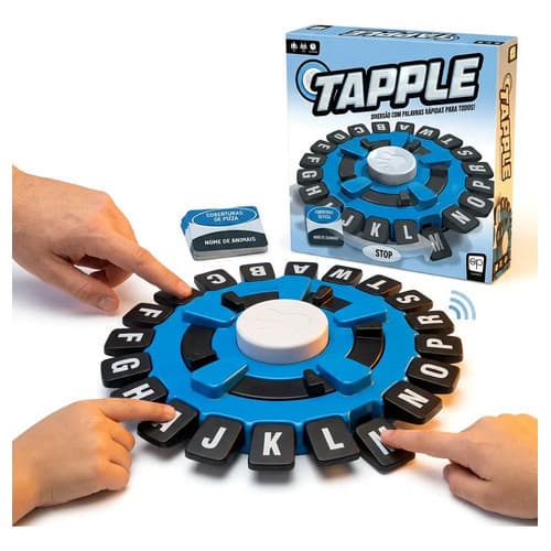 Jogo Tabuleiro Stop Tapple Educativo Trava Letras Palavras