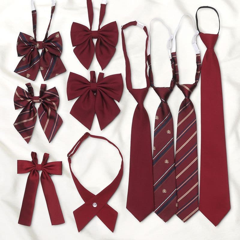Camisa de Gravata Vermelha Noivo Masculino Noivo Sem Gravata Acessórios Estilo Universitário Vinho Tinto jk Gravata de G