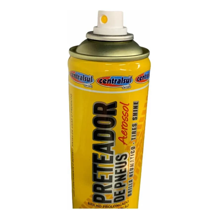 Preteador De Pneus Centralsul Spray Aerossol 400ml Brilho Prolongado