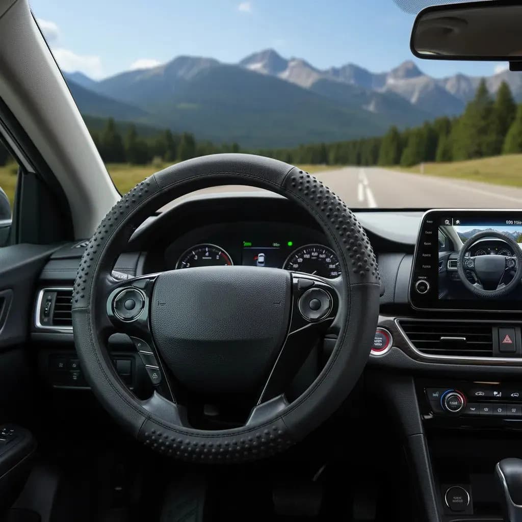 Capa De Volante P/ Mercedes Scania Com Sistema Massageador
