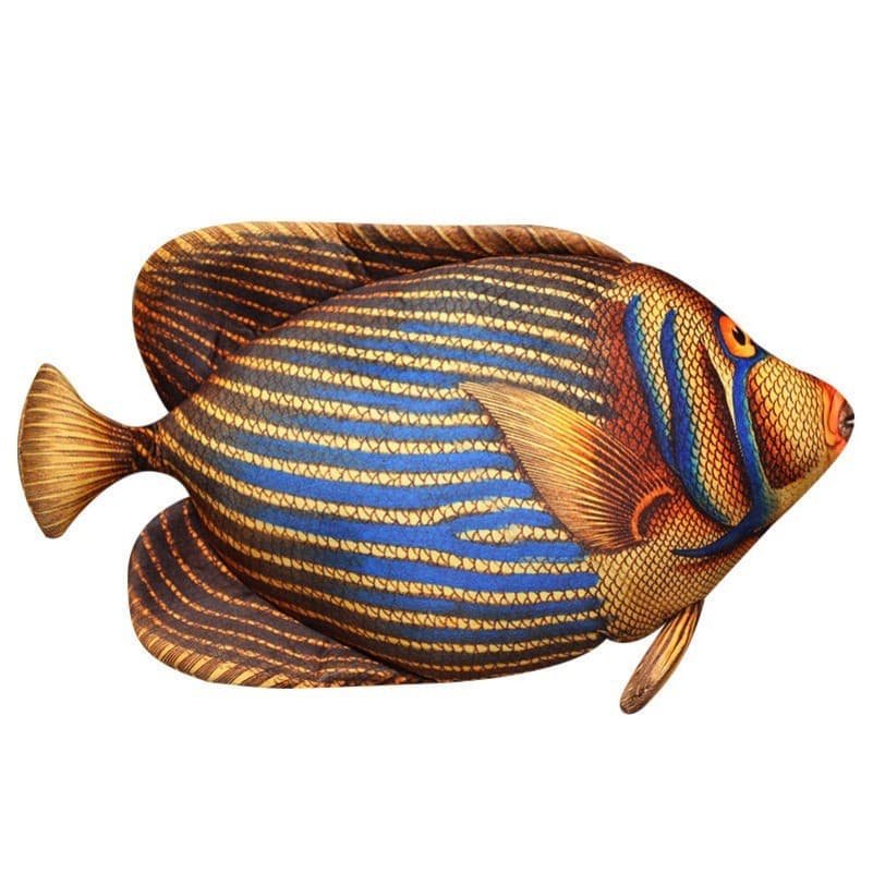 Super Macio Toque Simulação Peixe Brinquedo De Pelúcia Brincadeira Folga Fora Boneca Engraçado Meme Gato Interativo Jogo