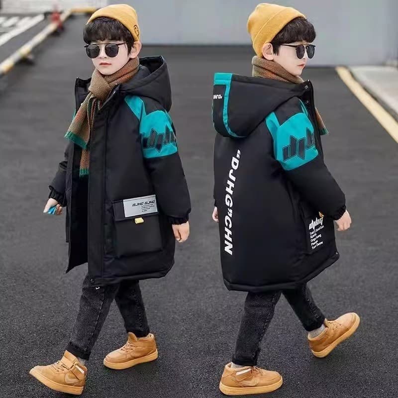 Crianças roupas infantis meninos roupas de inverno acolchoadas de algodão Pai superando roupas 2026 novo estilo j