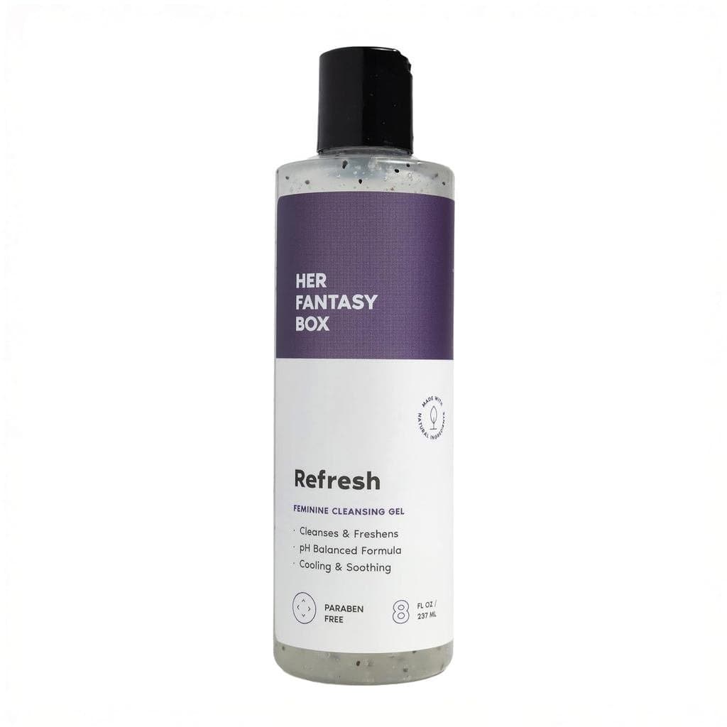 CaixaFantasiaEla | Gel de Banho Refrescante e Equilibrador de pH - Solução de Higiene Feminina para Controle Suave de Od