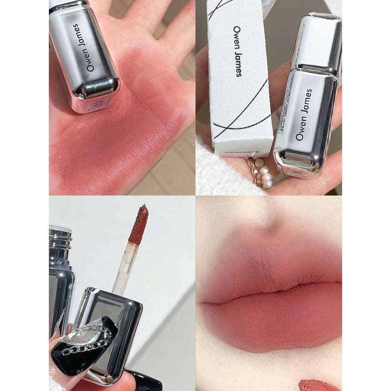 Batom Nude Cor Baixa Proteção Amarelo Pele Preta Maquiagem Simples Europeu Americano Maquiagem Lip Glaze Lama Feminina C