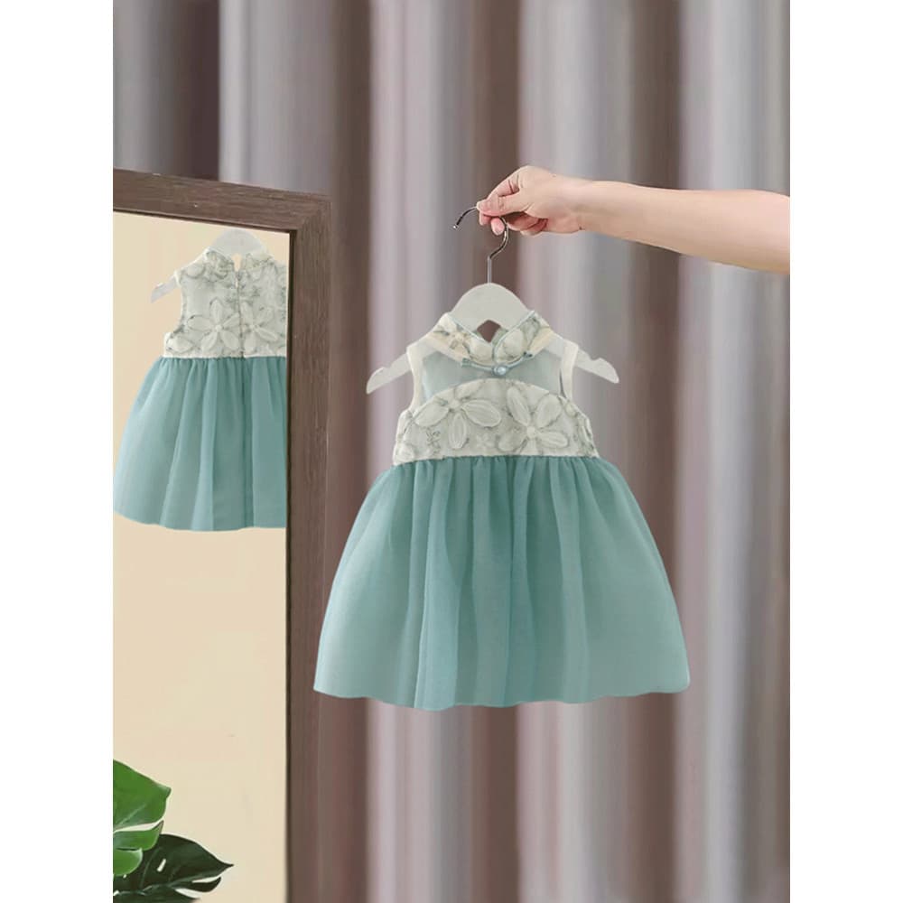 Meninas Hanfu vestido de verão estilo chinês crianças novo estilo chinês saia vestido de bebê um ano de idade bebê menin