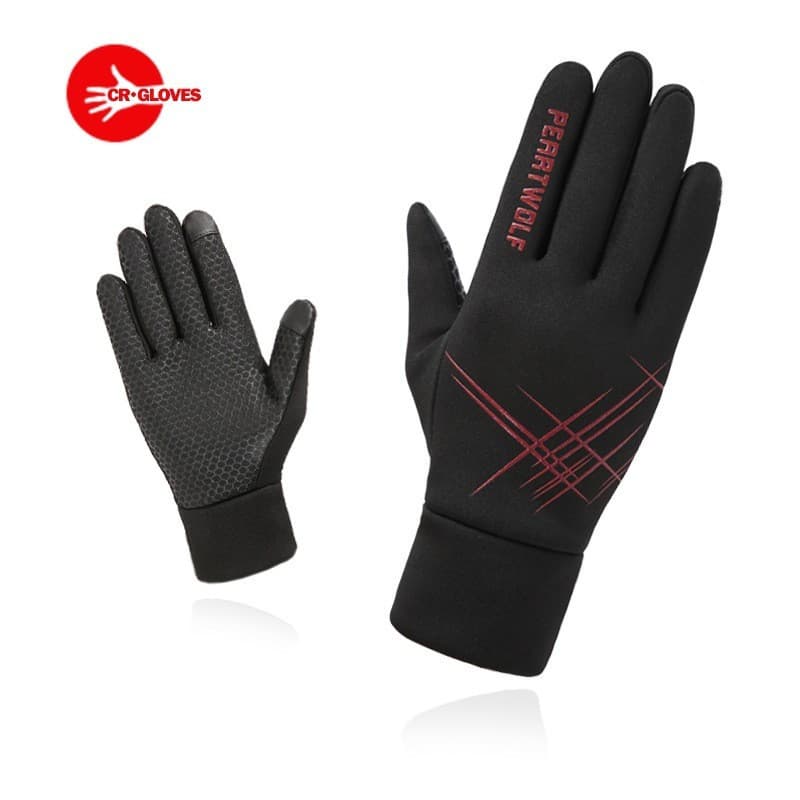 Xinji Chengrui luvas fábrica PU tela sensível ao toque Fitness luvas ao ar livre ciclismo luvas à prova de frio inverno