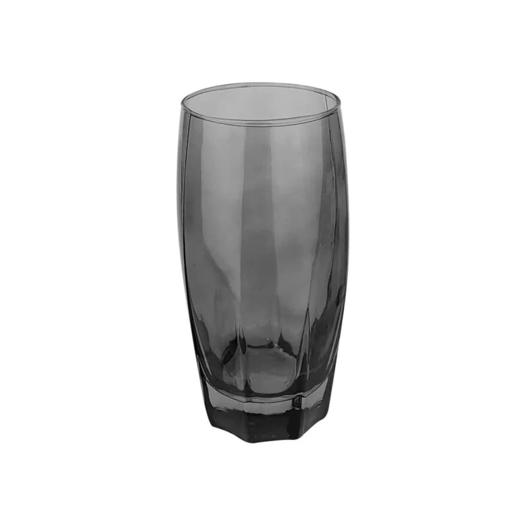 Jogo 4 Copos Vidro Verres 365ml Fumê