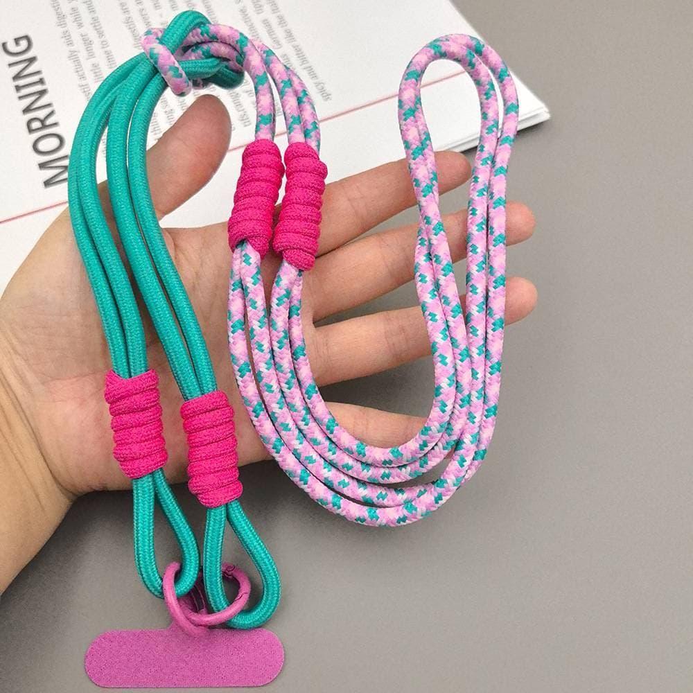 Cordão para celular longo Cross-body pode voltar multifuncional pendurado pescoço homens mulheres montanhismo ao ar livr