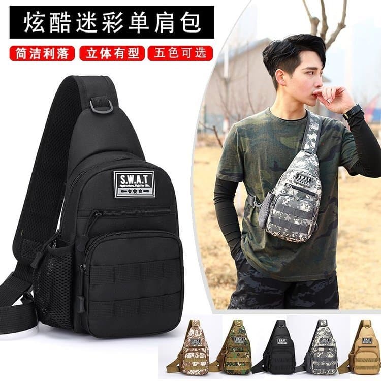 2025 novo estilo à prova dwaterproof água saco de peito dos homens Oxford pano saco do mensageiro bolsa de ombro peito C