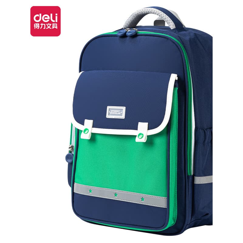 Deli BB135 Trendy Children Elementary School Ba Schoolbag Meninos Meninas Um Dois Três Quatro Cinco Anos Seis Proteção R