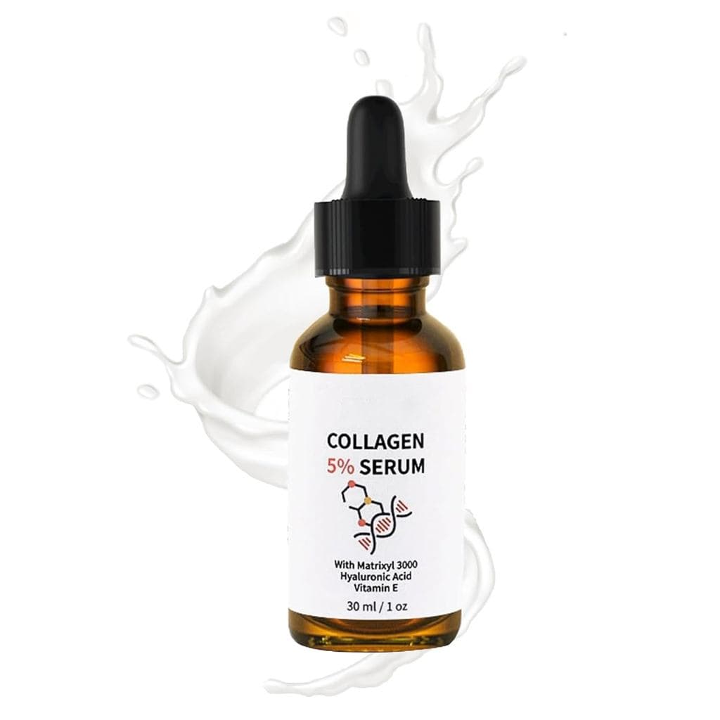 Sérum de Colágeno 5%, Sérum Antienvelhecimento para Mulheres com Colágeno e Matrixyl 3000 para Firmeza da Pele, Ajuda a