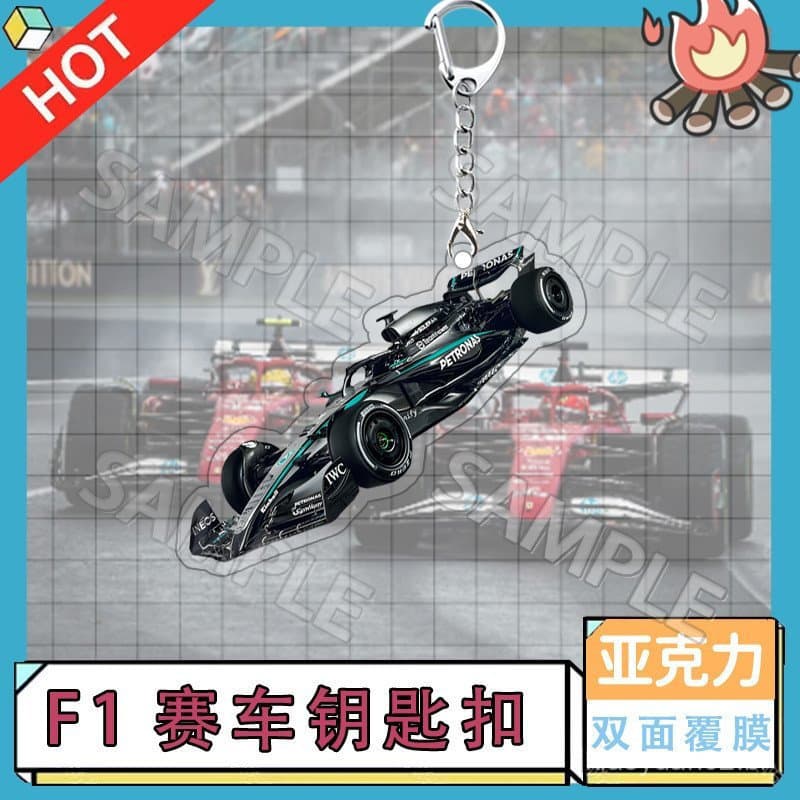 Chaveiro de Corrida F1 Melbourne Haas Team Oliver Vememan Ferrari Mercedes McLaren Ásia OD7M