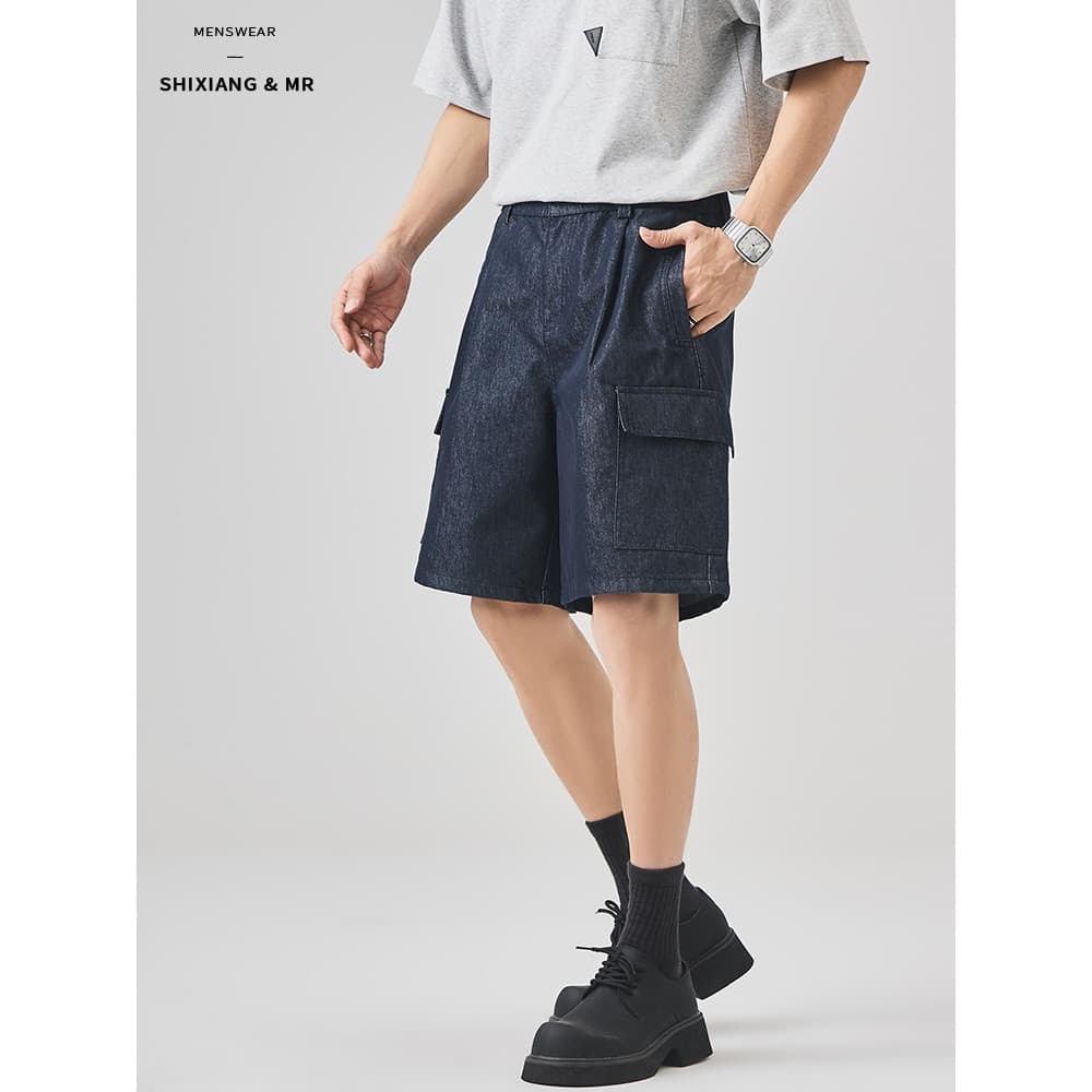 American street wear High street Shorts masculinos verão exterior wear 2026 novo estilo street wear Puffian bonito solto