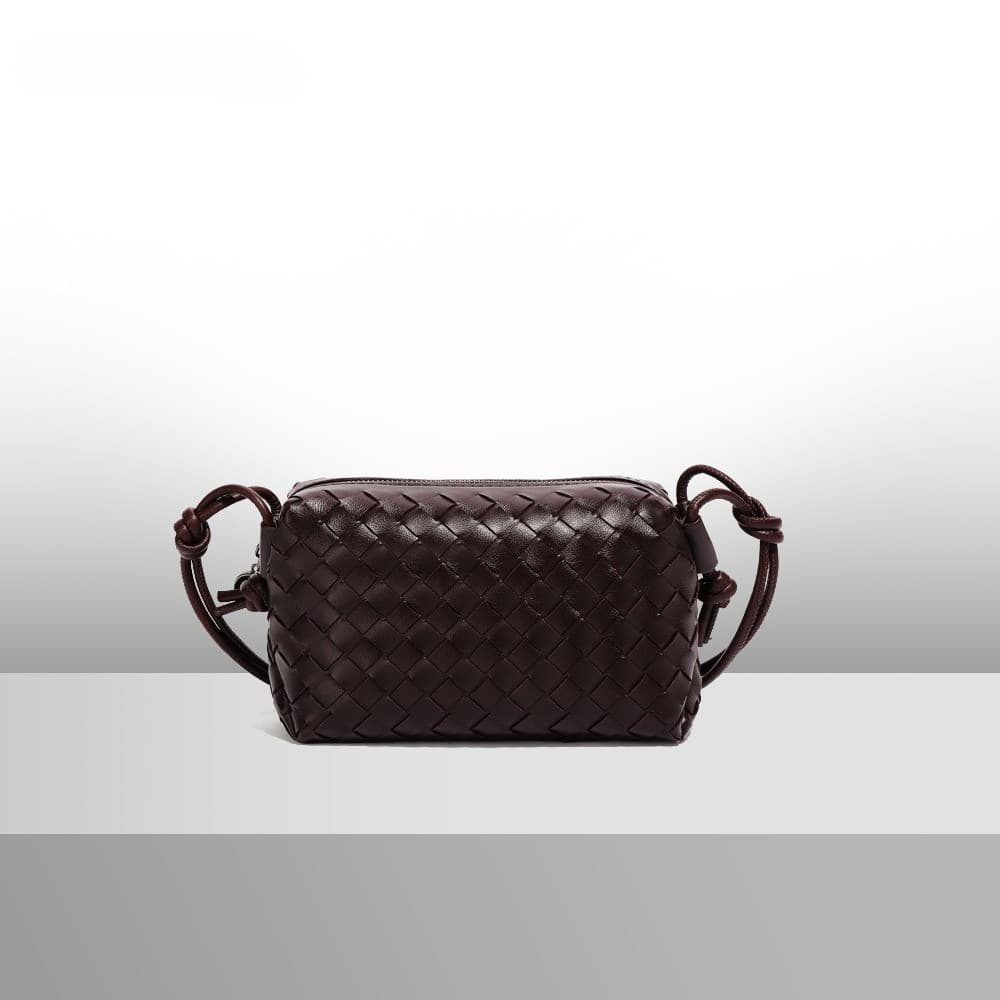Clássico Designer de moda tecido estilo pingente bolsa feminina câmera Mini saco