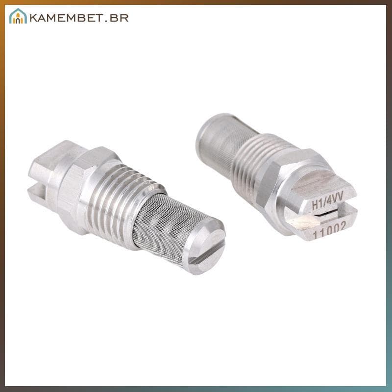Kame 304 HVV-L Bico De Ventilador Plano 2 Peças De Fácil Instalação De Aço Inoxidável Para Máquina De Lavar Carro Ajuste