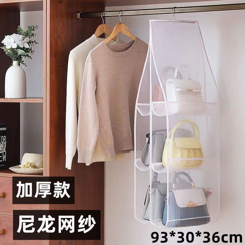 Saco de armazenamento saco de armazenamento grande capacidade à prova de umidade guarda-roupa interior pendurado saco de