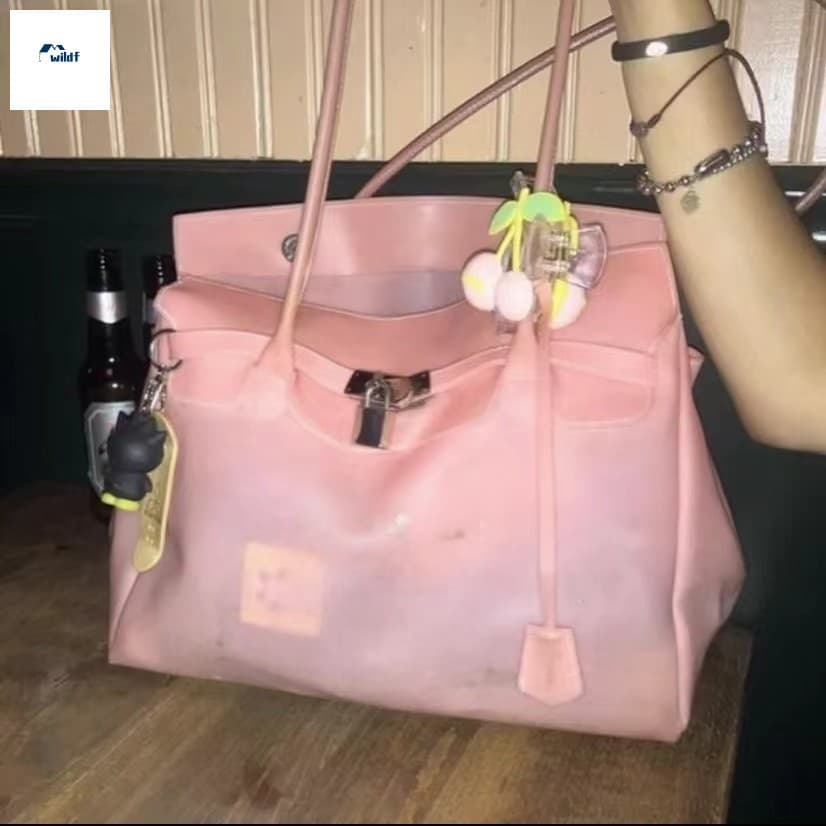 Sacola De Gelatina Transparente – Bolsa De Axila De Viagem De Grande Capacidade Para Mulheres