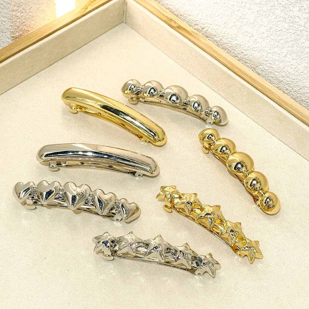 Presilha de cabelo brilhante, elegante presilha para rabo de cavalo, descontos por volume disponíveis BNYF