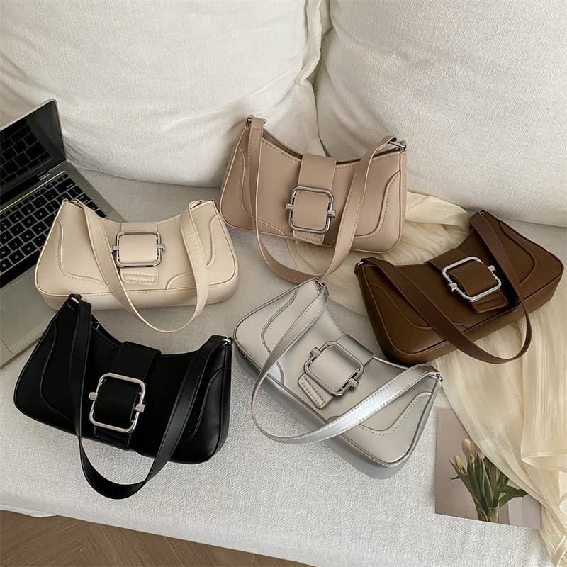 Nova bolsa feminina 2024 nova bolsa feminina saco do mensageiro axilas 2023 High-End couro macio senhoras de um ombro pe