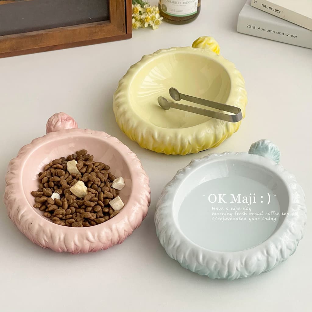 Gatinho tigela especial gato utensílios de mesa criativo cerâmica tigela de água gato bonito tigela de comida de gato An