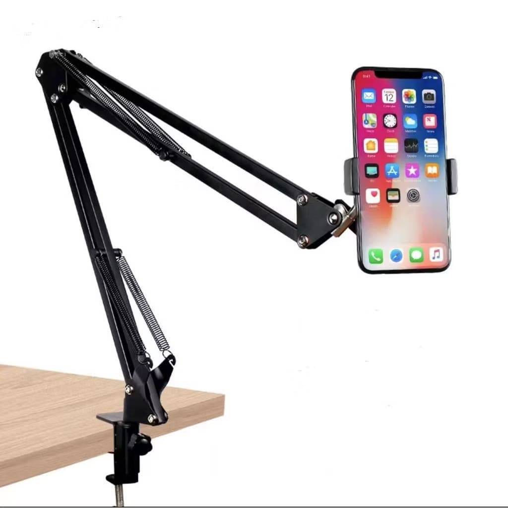 Suporte Para Mesa E Cama Articulado Universal P/Microfones/tablet/celural LE-3414