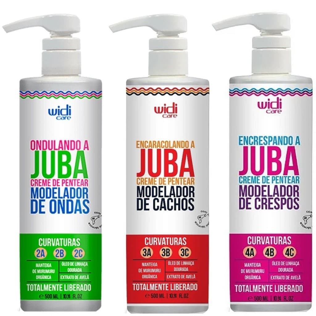 Monte Seu Kit de Cremes de Pentear Widi Care – Cabelos Perfeitos, Seu Jeito!