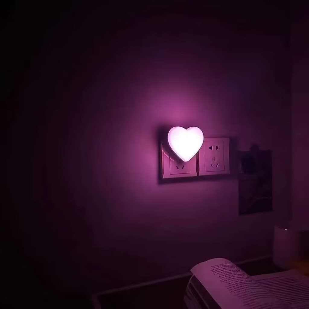 Casal Quarto Humor Amor Lâmpada De Cabeceira Rosa Atmosfera Romântica led Diversão Poupança De Energia Luz Noturna